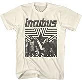 American Classics Incubus Band Photo Star Graphic T Shirt Natural | Officially Licensed Incubus Tee, Short Sleeve Crewneck, Unisex Men Women, Vintage Style, Designed and Printed in the USA