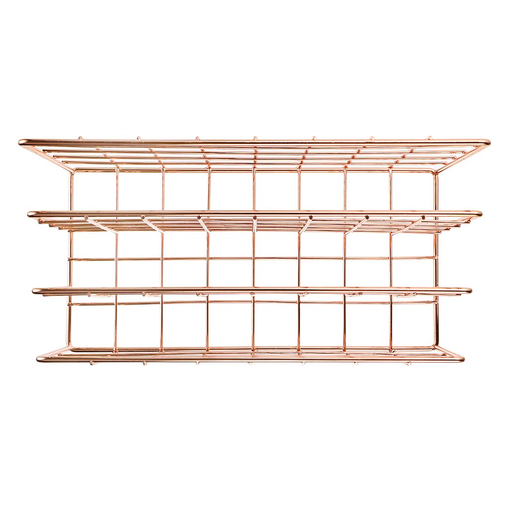 color oro rosa BSTKEY 2 paquetes 3 ranuras de metal clasificador de