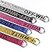 Ya Jin Women Embroidery Casual Long Canvas Belt with Double D-Ring Buckle