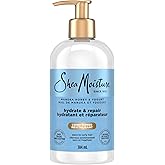 SheaMoisture Manuka Honey & Yogurt Hydrate & Repair Conditioner for Damaged Wavy & Curly hair with Mafura & Baobab Oils 384mL