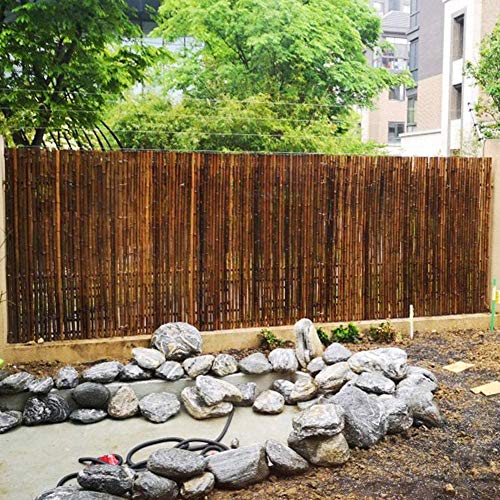 JinSui Bambus Sichtschutz Balkon Dekorative Zäune Balkonansicht Bambusmatte Trennwand Dauerhafter Bambuszaun… – Bild 7