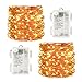 LightsEtc 100 Led String Lights Fairy Lights Battery Operated Waterproof Fairy String Lights with Remote Control Timer 8 Modes 33ft Copper Wire Christmas Lights Christmas Decor Warm White