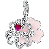 Simphman Clearance Charm 925 Sterling Silver Charms for Bracelets and Necklaces Bead Charms Jewelry Charm for Women Family Friends