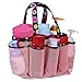 Topfox 8-Pocket Bath Organizer Bag, Pink