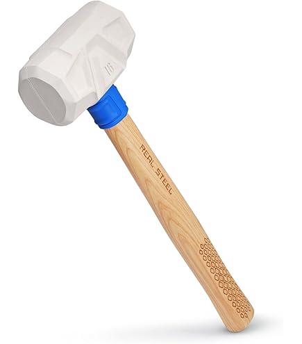 Tête Caoutchouc 473g Maillet Caoutchouc Lot De 2 - Tête Noire 473g, Manche Bois Dur - Bricolage, Montage Meuble Sécurisé Bricolage Bois Meuble