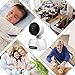 WiFi Home Security Camera with Pan Tilt Zoom, 1080P Wireless IP Indoor Camera with 2 Way Audio,Motion Detection,Night Vision for Pet Baby Monitor (White)