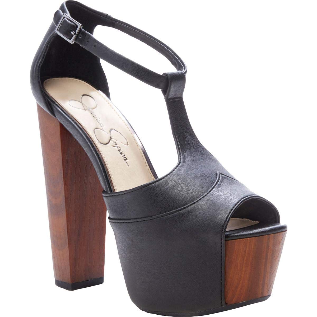 Jessica Simpson Women’s DANY Shoe, Black, 7 M US