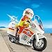 PLAYMOBIL Emergency Motorcycle with Light Building Kit