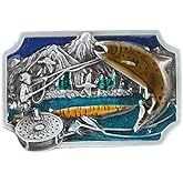 KDG Western Cowboy Belt Buckles Men Vintage Novelty Large Handmade Belt Buckle…