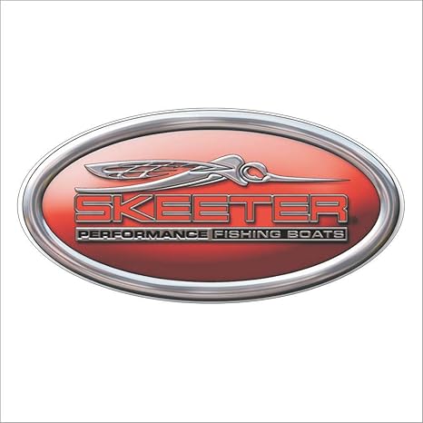 Amazon Com Skeeter Oval 22 Carpet Graphic Decal Sticker For Bass Fishing Kitchen Dining