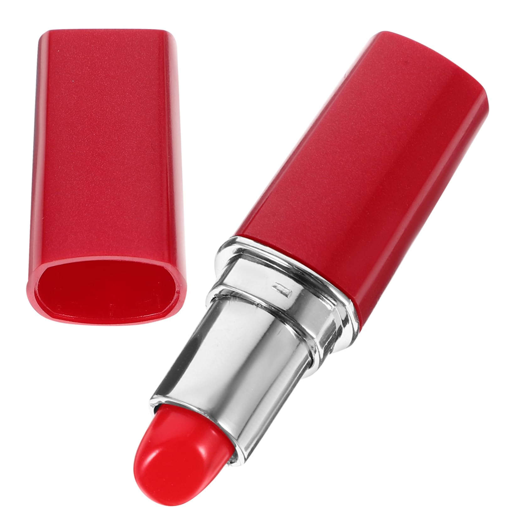Photo 1 of STOBOK Fake Lipstick Realistic Lip Stick Box Plastic Fake Lipstick Storage Box Portable Diversion Lipstick Jewelry Can Lipstick Prank Prop Container Hidden Money Container Cash