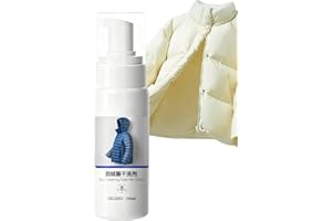 Down Wash Detergent,150ml Dry Wash Down Foam Spray | Oil Stain Cleaner | for Jacket Stain Coat Home Travel Fabric Carpet Sofa