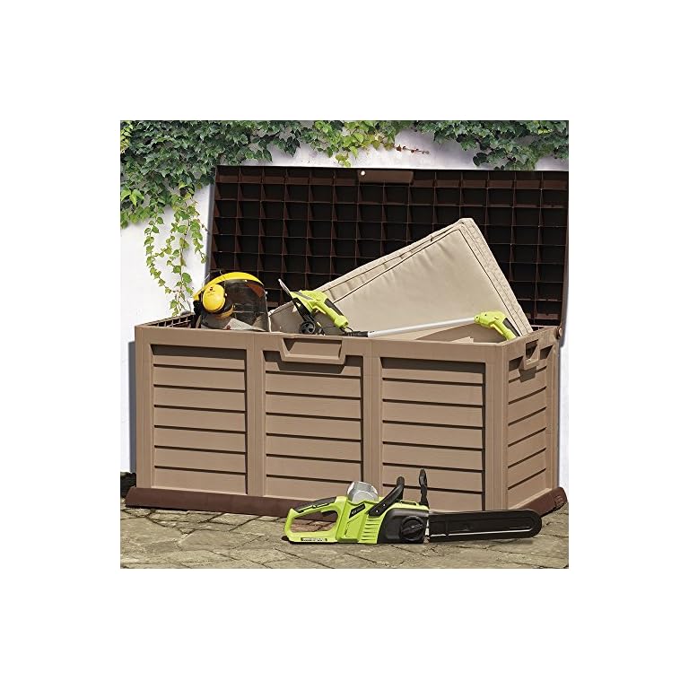 Garden Gear Plastic Garden Storage Box Chest Container, Weatherproof