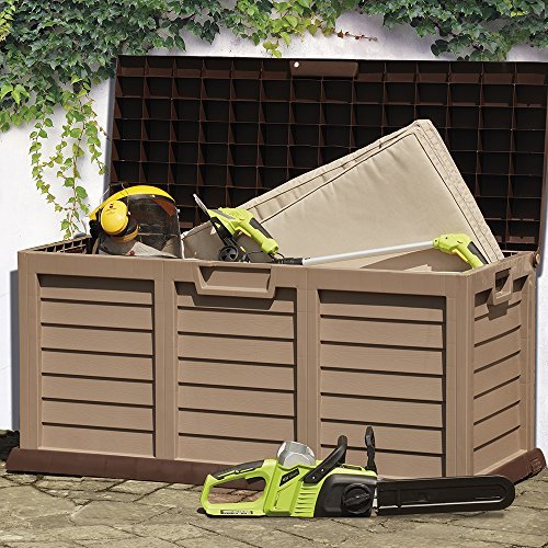 Garden Gear Plastic Garden Storage Box Chest Container, Weatherproof