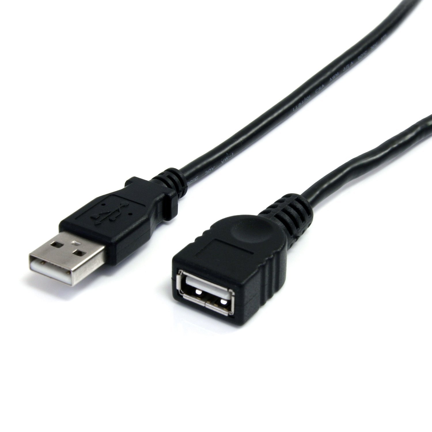 StarTech.com 3ft Black USB 2.0 Extension Cable A to A - M/F