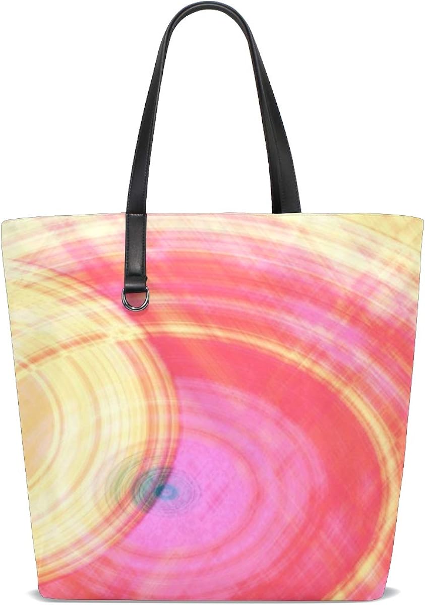 Women Abstract Texture Pattern Geometry Handle Satchel Handbags Shoulder Bag Tote Purse Messenger Bags