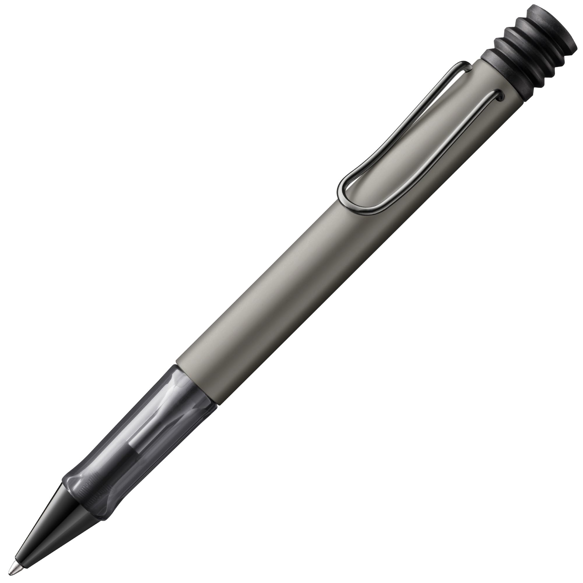 Lamy Lx ruthenium Ballpoint Pen - lightweight Pen with transparent, ergonomic grip & line width M - anodized aluminum body – including largecapacity refill M 16 in black & metal case