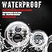 7 inch LED Headlight 4.5 Fog Passing Lights DOT Kit Set Ring Motorcycle Headlamp for Harley Davidson Touring Road King Ultra Classic Electra Street Glide Tri Cvo Heritage Softail Deluxe Fatboy Black