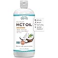 AS-IS Simply Premium MCT Oil C8 & C10 | Unflavored | 100% from Non-GMO Coconuts | Perfect for Morning Coffee | Quick Clean Energy | 32 fl oz (63 Servings)
