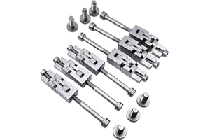 KHLESBY Stainless Steel Double Locking Tremolo Bridge Saddles and Screws Hardware For Floyd Rose Special Original Series Electric Guitar Replacement Accessories