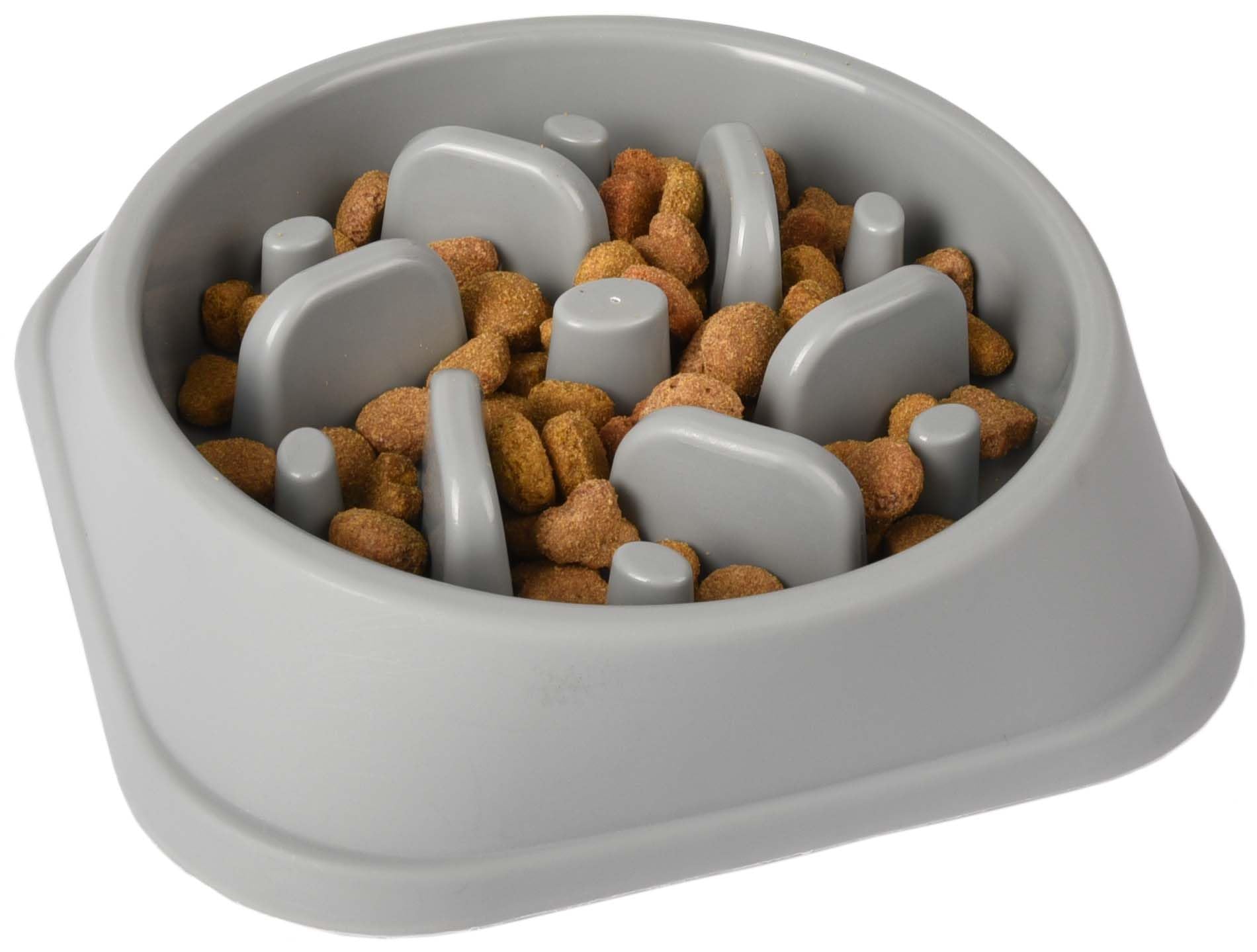 Flamingo FEEDING BOWL BOBO 1 SLOW FEEDER GREY DIA.17CM 500ML