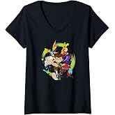Womens Ben 10 Hero Charge V-Neck T-Shirt