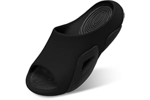 Besroad Womens Mens Cloud Slippers Recovery Sandals Arch Support Sport Slides Non-Slip Thick Cushion Reduces Stress on Feet Quick Drying Shower Slippers Bathroom Sandals Indoor Outdoor Post-Exercise