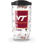 Tervis Virginia Tech Hokies - Overtime Made in USA Double Walled Insulated Tumbler Travel Cup Keeps Drinks Cold & Hot, 10oz, Classic