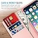 Maxboost Wallet Case Designed for Apple iPhone Xs (2018)/ iPhone X (2017) [Rose Gold] [Folio Style] [Stand Feature] Credit Card Leather Flip Case Magnetic Closure for iPhone Xs & iPhone X