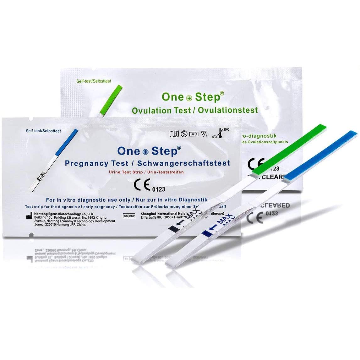 30 Ovulation Kit Sticks (20mIU) Fertility Test Strips + 5 Pregnancy Test (10mIU) Home Urine Strips