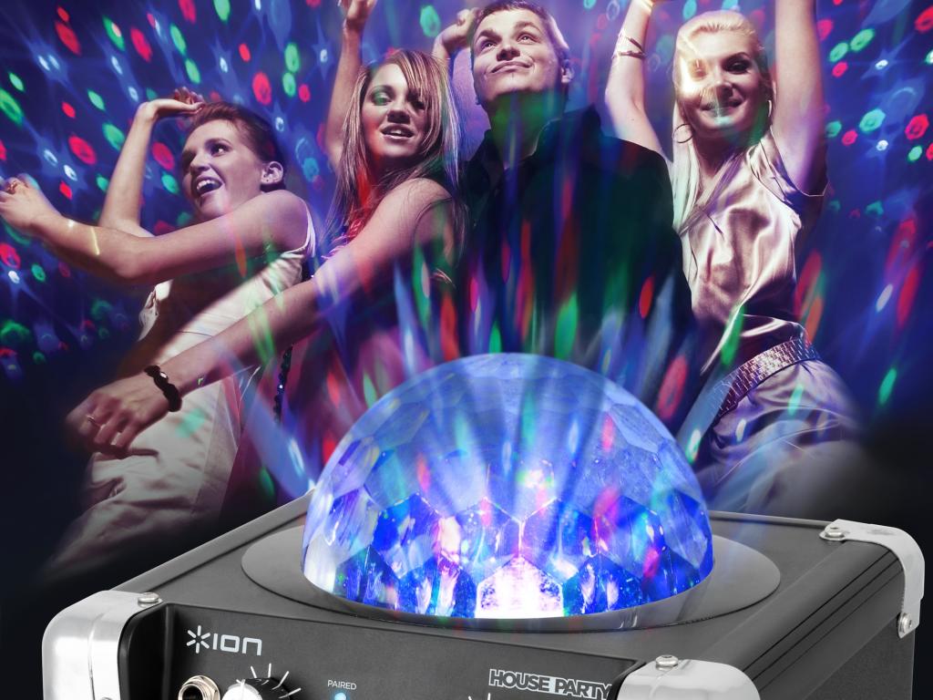 ION House Party Portable Sound System with BuiltIn Light