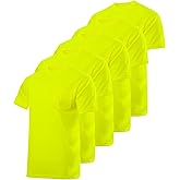 JORESTECH Pack of 5 Short Sleeve T-Shirts: The Ultimate Blend of Moisture-Wicking and Fast-Drying Comfort for All-Day Use