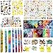Pokemon Party Supplies Value Pack - Mini Figures, Stickers, Tattoos, Pencils & Erasers (Bundle for 6 Kids)