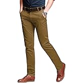 Match Men's Slight Stretch Regular Fit Chino Casual Pants #8105