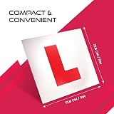 KEPLIN Haltons Magnetic L Plates 2 Pack UK DVSA Compliant 17.8cm view 4