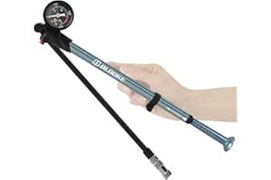 Shock Pump with 300psi High Pressure Air Portable Mini for Front Fork Rear Suspension Motorcycle, for Bike Motorcycle Lovers