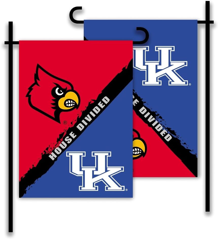 NCAA KentuckyLouisville 2Sided Garden Flag