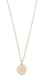 Kate Spade New York Gold-Tone Alphabet Pendant Necklace, 18"