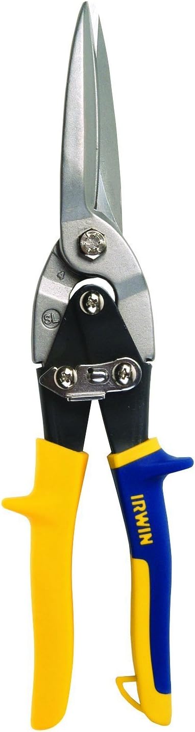 IRWIN 10504314 Aviation Tin Metal Cutting Snip Tool Compound Action Soft Grips
