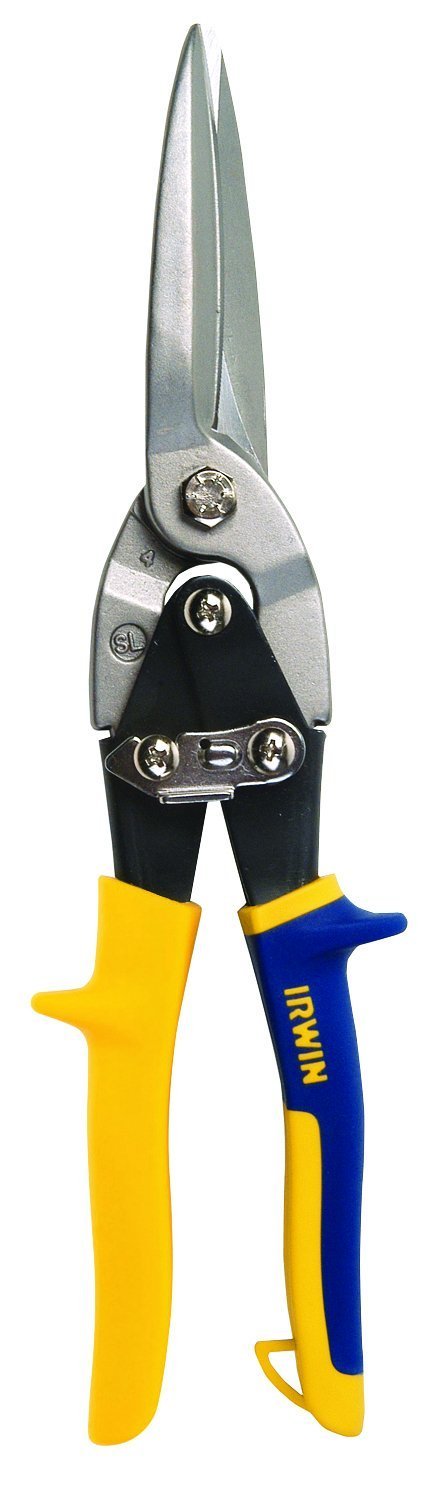 Irwin 10504314 Utility Cut Aviation Snip for Tin, Metal