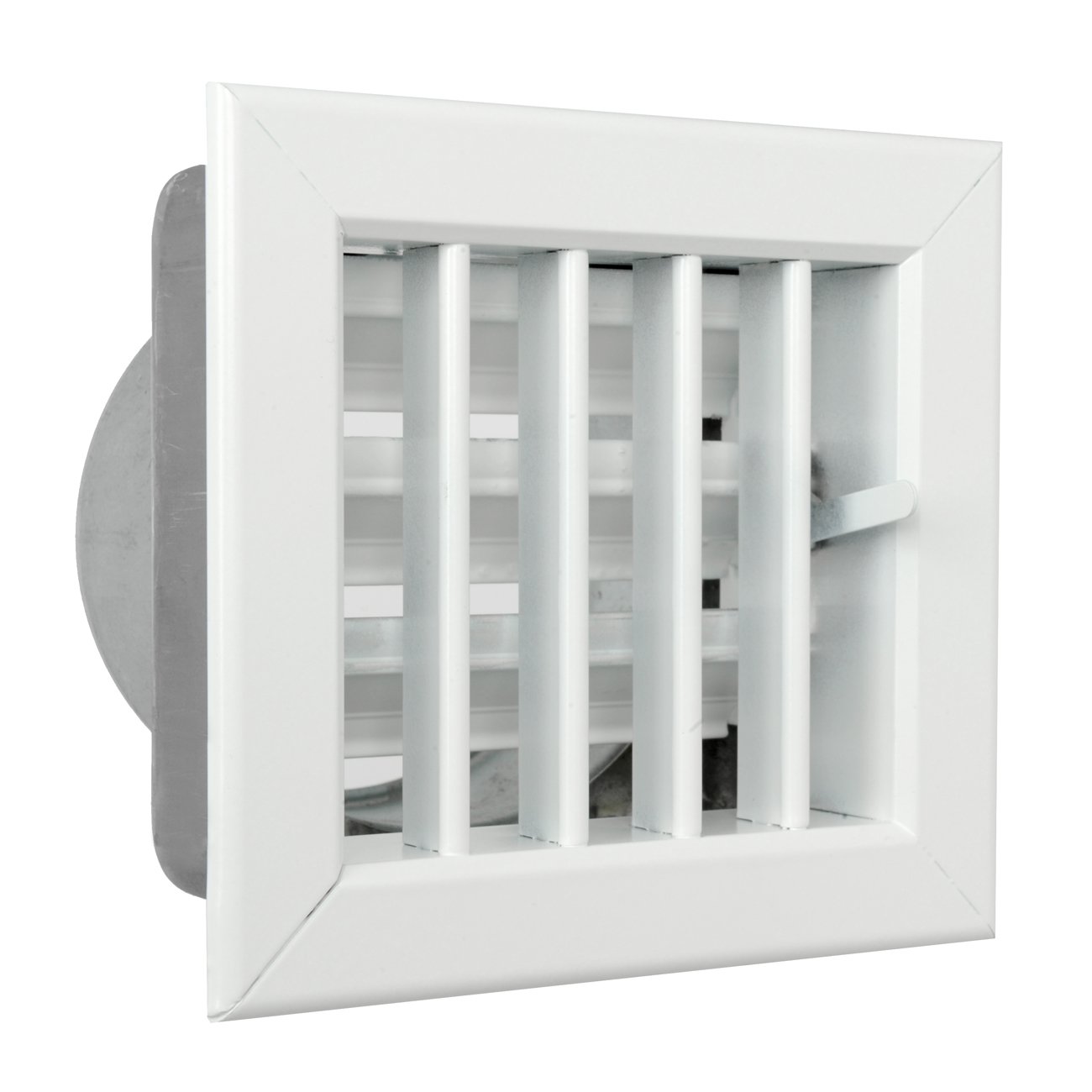 The gcsib1413100-y Ventilation Grill Built-in for Fireplaces, Aluminium Varnished White, 140 x 130 mm