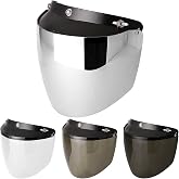 Chern Yueh Flip Up Shield Helmet Visor for 3-Snap Motorcycle Helmets (Chrome Mirror)