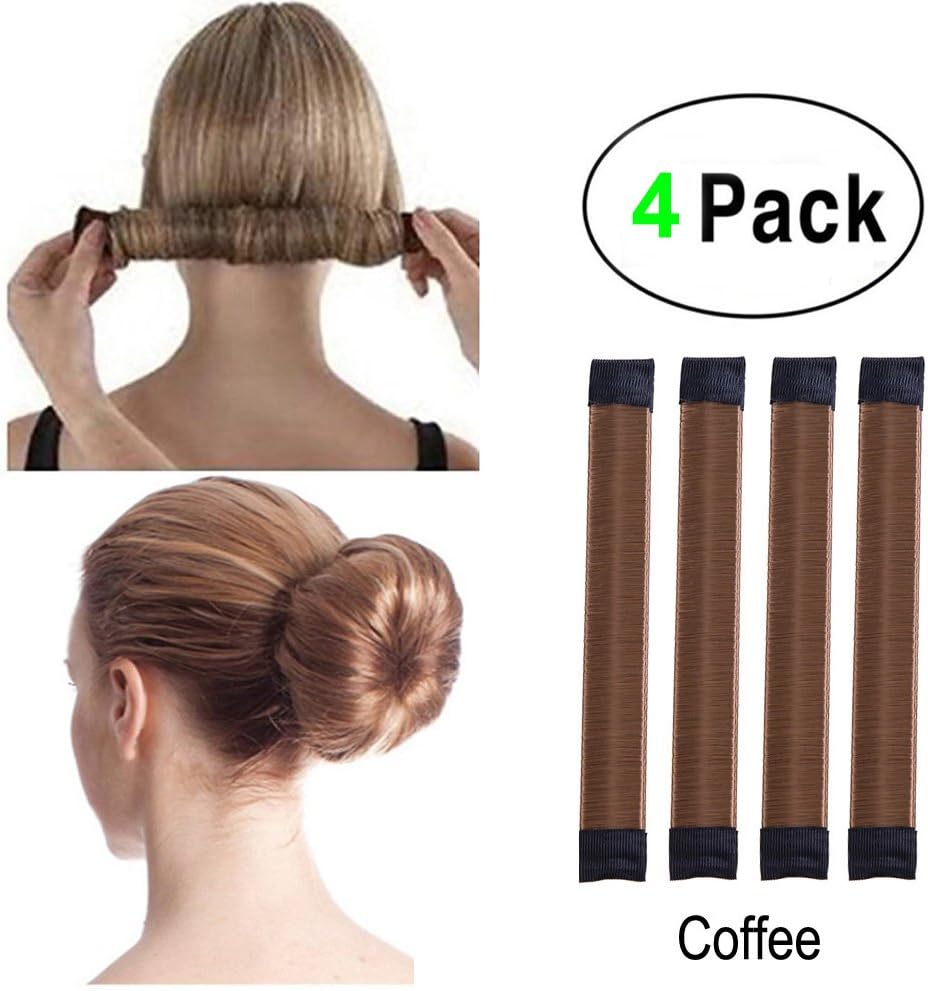 St Llion Brown Magic Hair Style Donut Bun Maker Form French Twist