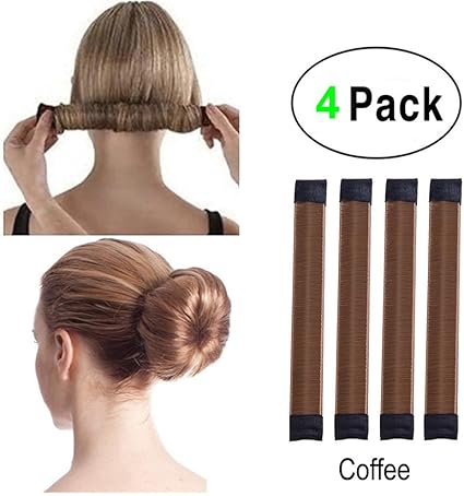 St Llion Brown Magic Hair Style Donut Bun Maker Form French Twist