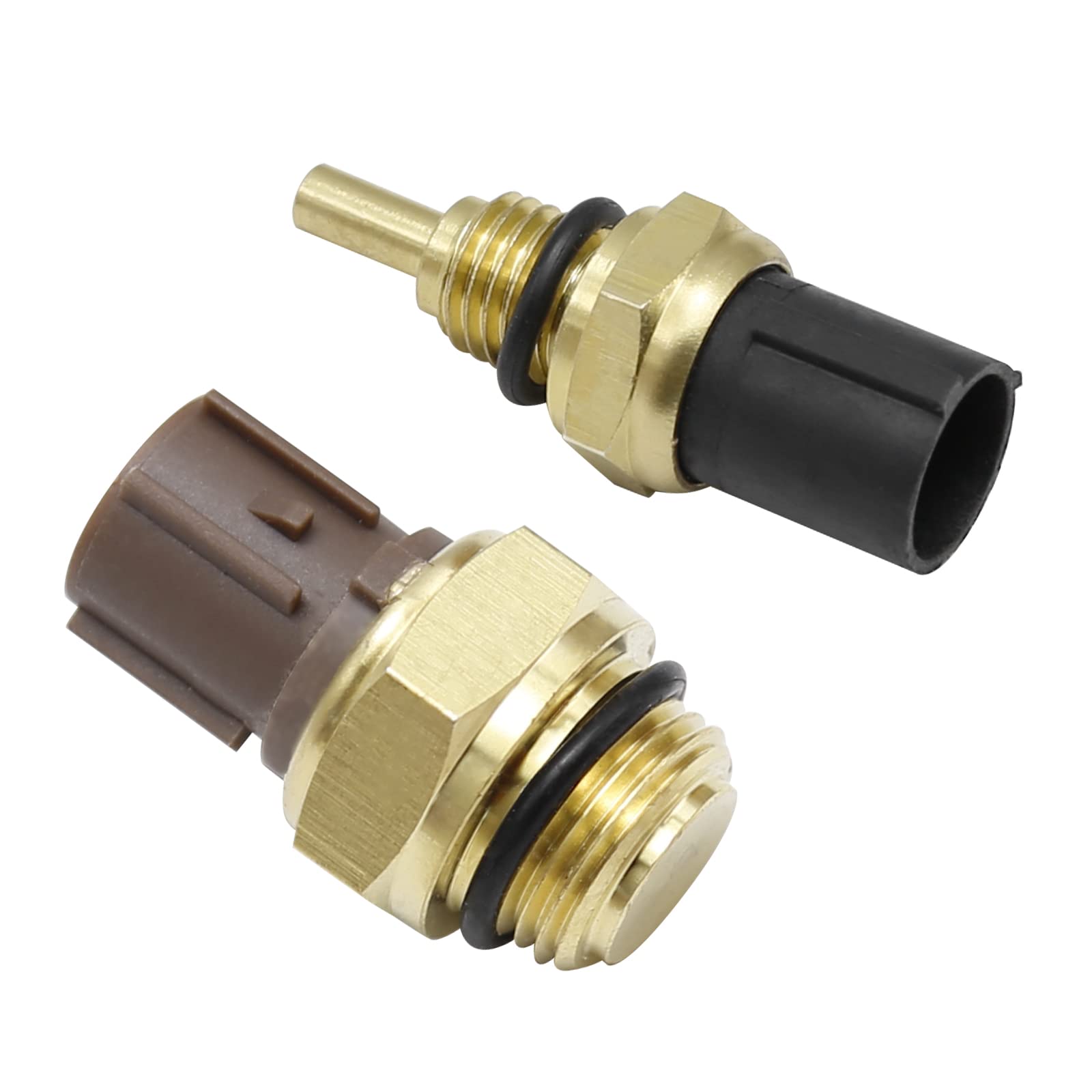 Photo 1 of Anxingo Cooling Fan Switch Coolant Temp Sensor 37760-P00-003 + 37870-PJ7-003 Replacement for Honda Accord CR-V Civic Insight Odyssey Pilot Isuzu Oasis, Set of 2