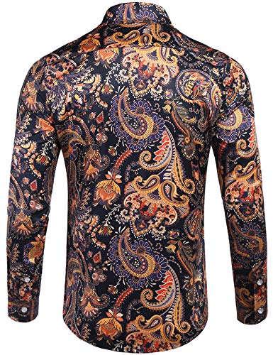 Pacinoble Mens Fashion Long Sleeve Street Wear Designer - Import It All
