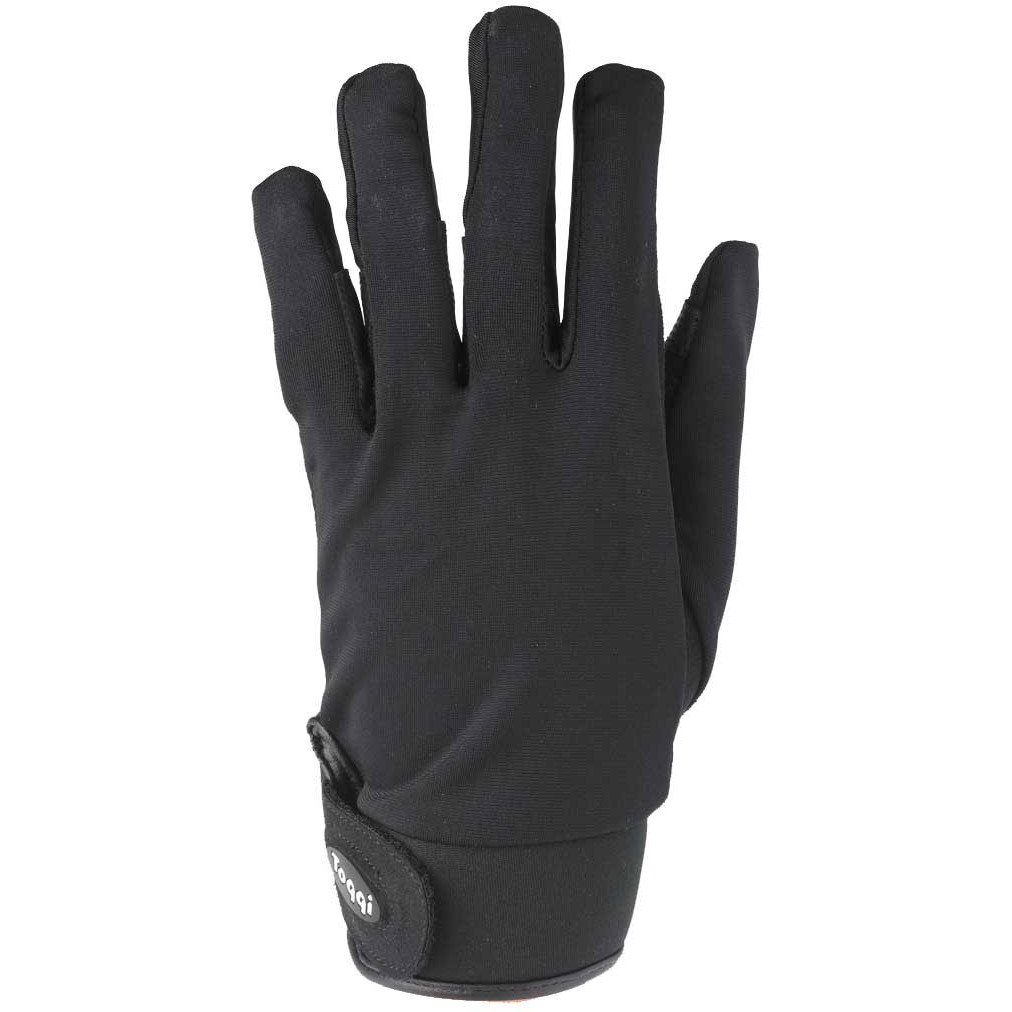 TOGGI Barbury Performance Horse Riding Glove, Black, XL