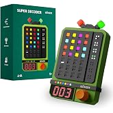 GiiKER Super Decoder Code-Breaking Puzzle, 600 Levels, Ages 5+ | Crack 4-color codes in 7 moves; 100 easy and 500 advanced levels for 1-2 players