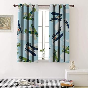 Oli Warmeisolierte Tullenvorhange Alice Im Wunderlandchester Katze Sitzt Auf Ast Marchenwald Charakter Grun Blau Lila Fur Kinderzimmer Spielzimmer 160x115 Cm 63wx 63l Inch Color11 Amazon De Kuche Haushalt