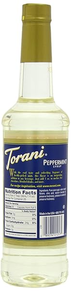 TORANI SYRUP, PEPPERMINT, 25.4-OUNCE BOTTLES (PACK OF 3)
